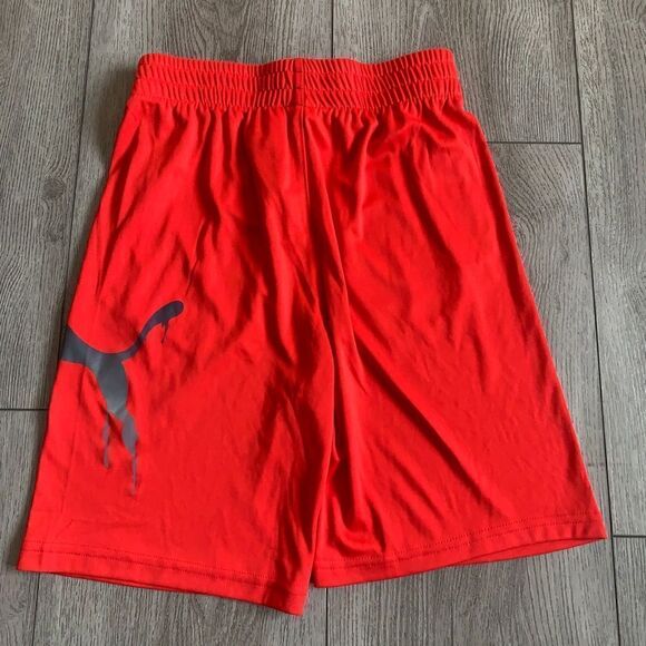 Puma boys M shorts color red with a graphic puma. - Picture 2 of 3